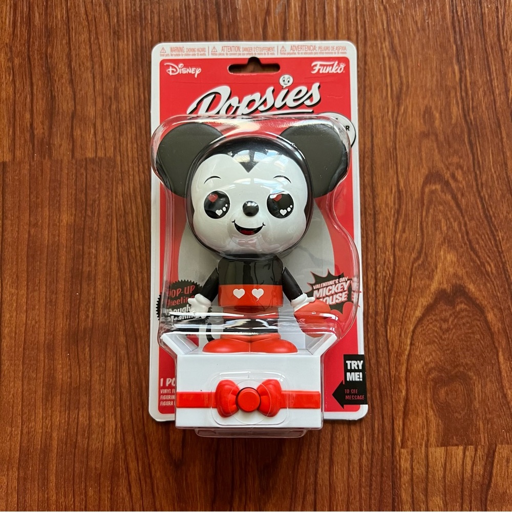 NWT Disney x Funko Popsies Valentine’s Day Mickey Mouse Figure